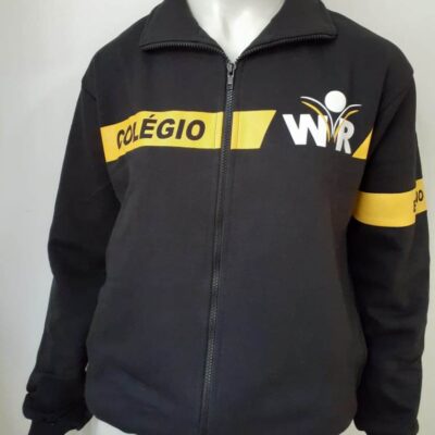 AGASALHO COM ZÍPER PRETO