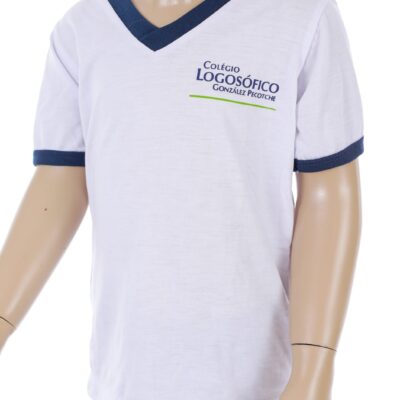 CAMISETA COM MANGA P.V. BRANCA