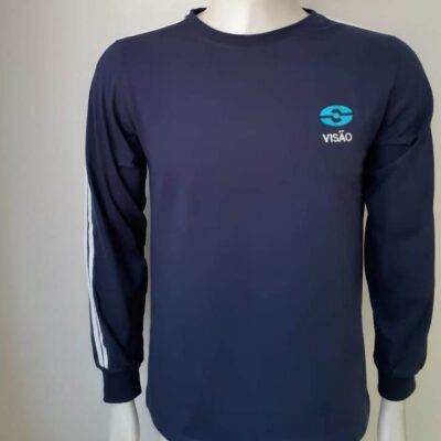 CAMISETA MANGA LONGA MARINHO