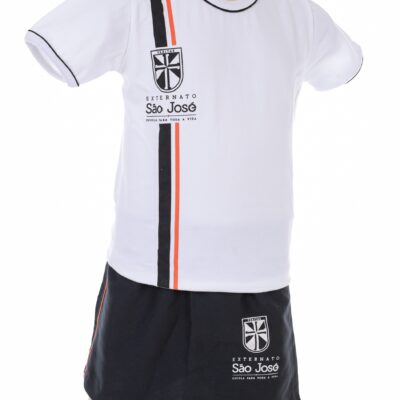 CAMISETA COM MANGA POLI ALGODÃO